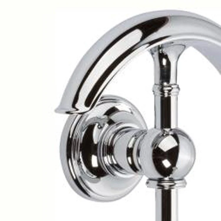 Robe Hook Columnar Double Polished Chrome 5-3/8 Inch 4-1/8 Inch Wall Mount Brass - Frankwebs