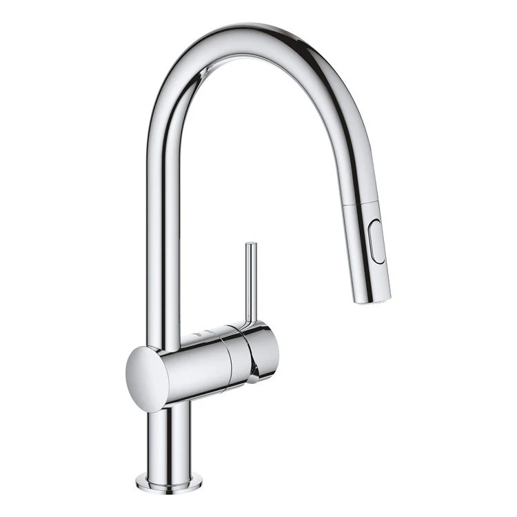 Minta Single Handle Pull-Down Kitchen Faucet with Dual-Function Spray Head - Frankwebs