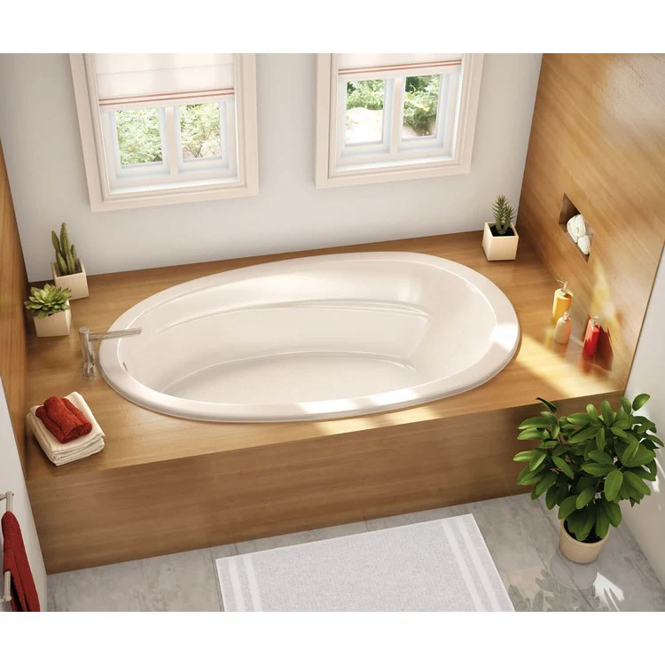 Tub Talma 72 x 42 Inch Drop-in Aeroeffect End White Acrylic - Frankwebs