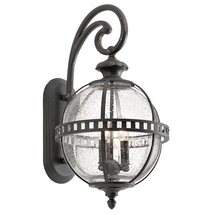 Halleron Three-Light Outdoor Wall Lantern - Frankwebs