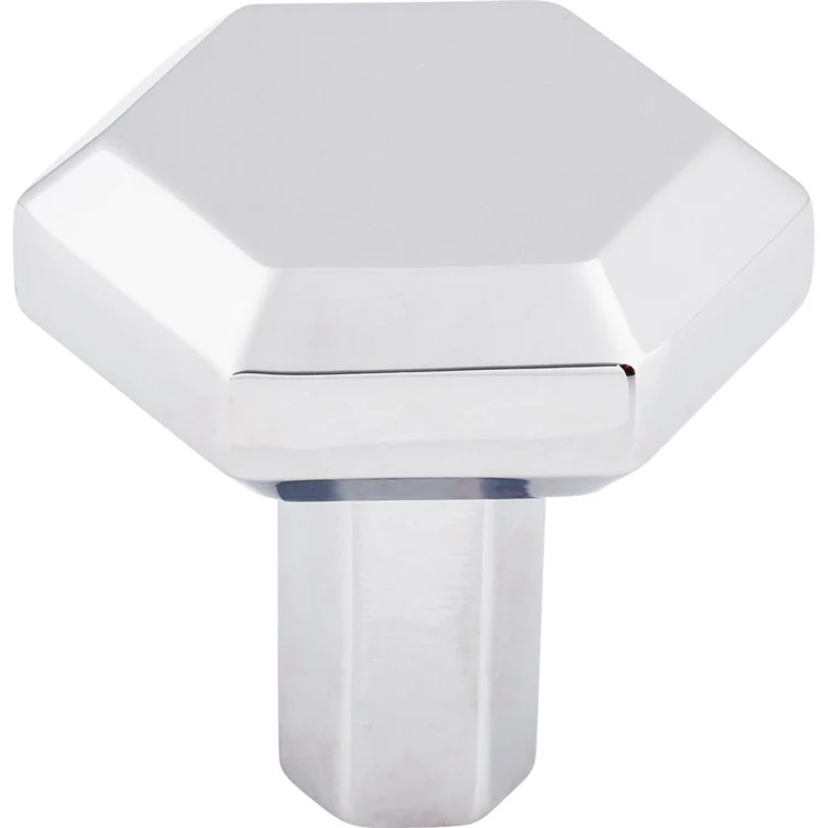 Knob Serene Lydia Hex for Decorative Hardware Flat Black Zinc Alloy 1-1/8 Inch - Frankwebs