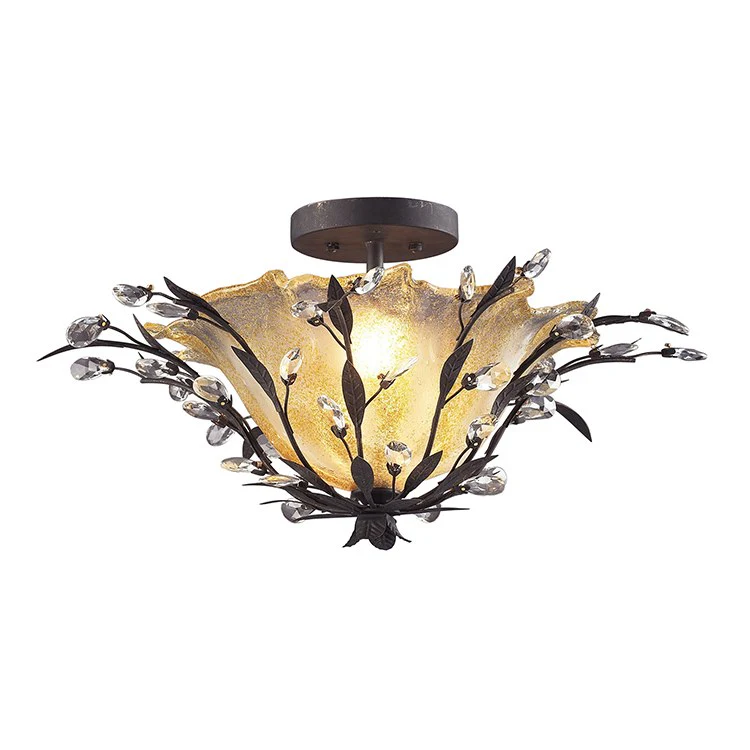 Circeo Two-Light Flush Mount Ceiling Fixture - Frankwebs