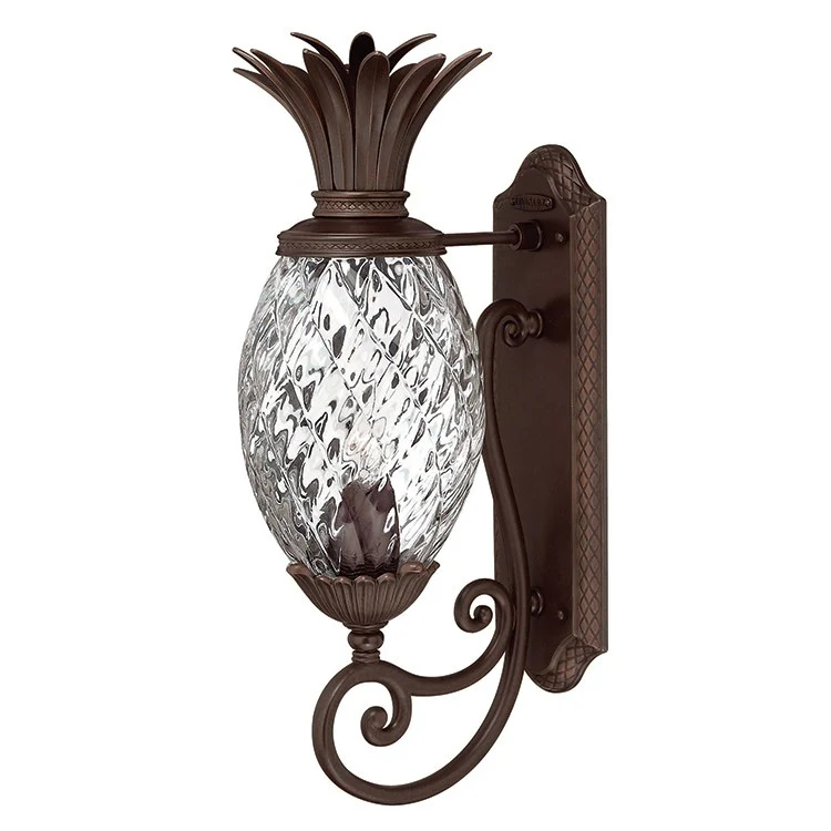 Plantation Single-Light Small Wall-Mount Lighting Fixture - Frankwebs
