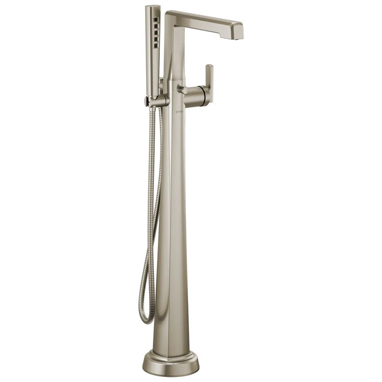 Tub Filler Trim Levoir Floor Mount 1 Lever Brilliance Luxe Gold ADA 1 Hole 15.5 Gallons per Minute - Frankwebs