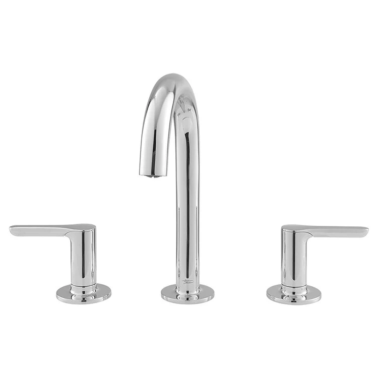 Studio S Two Handle Widespread Bathroom Faucet with Pop-Up Drain and Lever Handles - Frankwebs