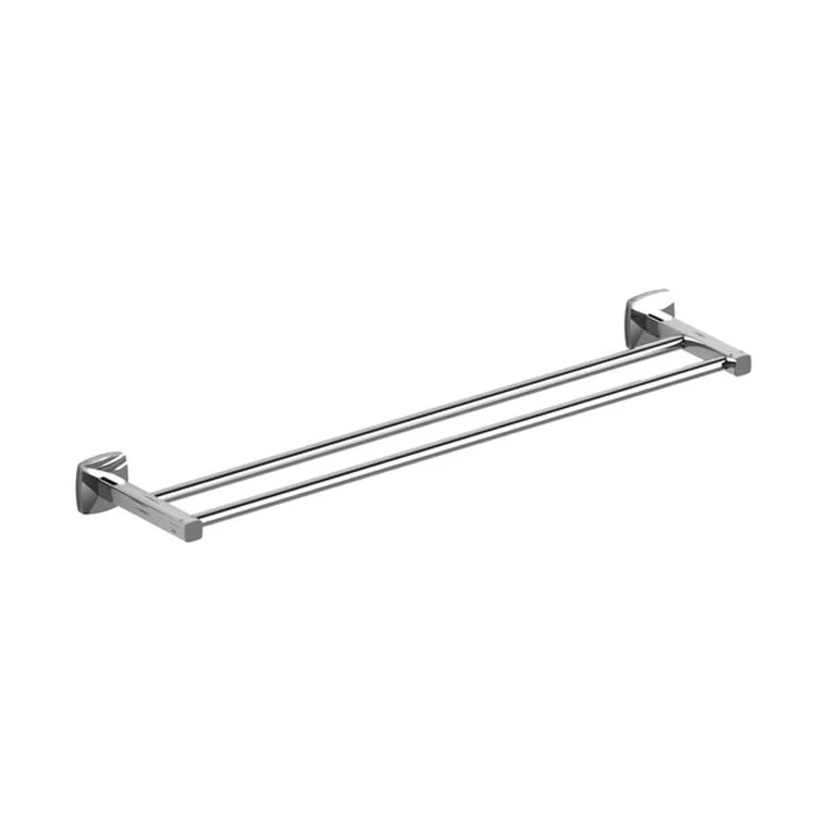 Towel Bar Venty 24 Inch Double Chrome Zinc 5-3/8 Inch - Frankwebs