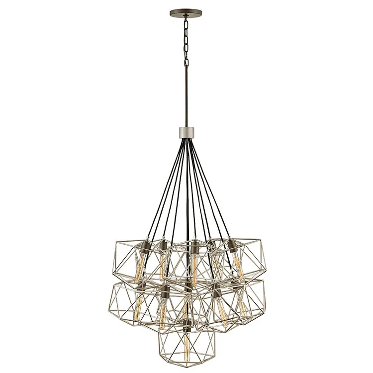 Astrid Eleven-Light Multi-Tier Chandelier - Frankwebs
