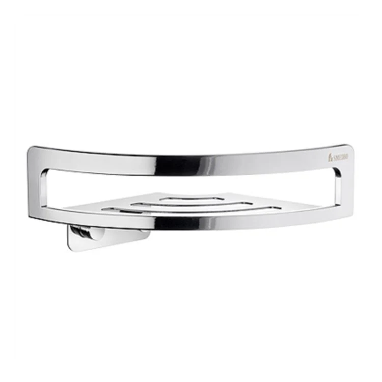 Shower Basket Sideline Corner Basket Chrome Wall Mount 8-5/8 x 8-5/8 x 2-1/4 Inch - Frankwebs