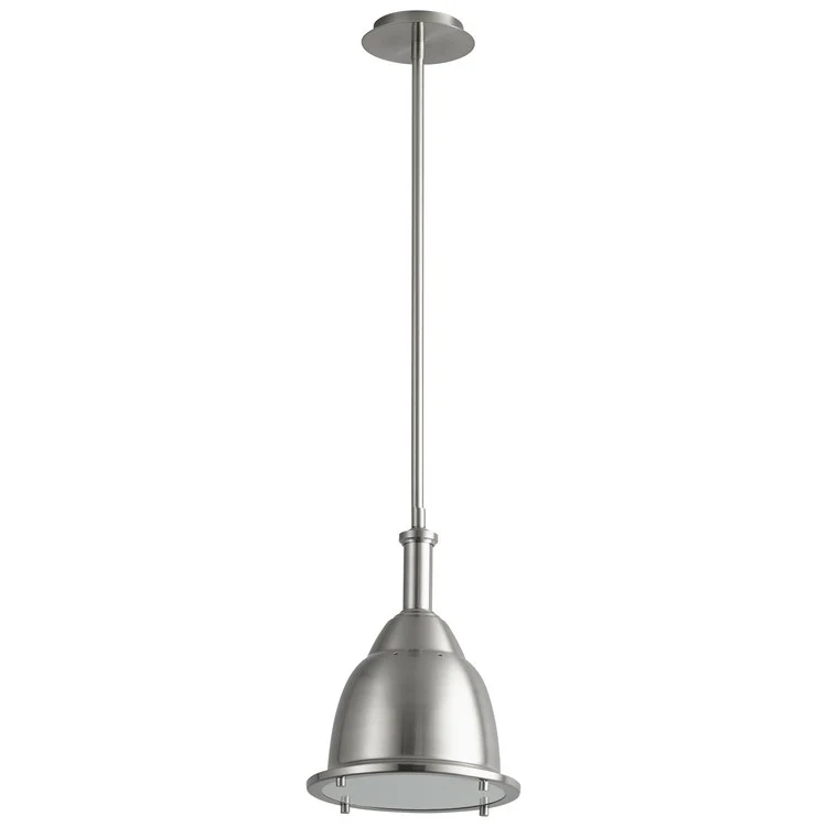 Ruvo Single-Light 24-Watt LED Pendant - Satin Nickel - Frankwebs
