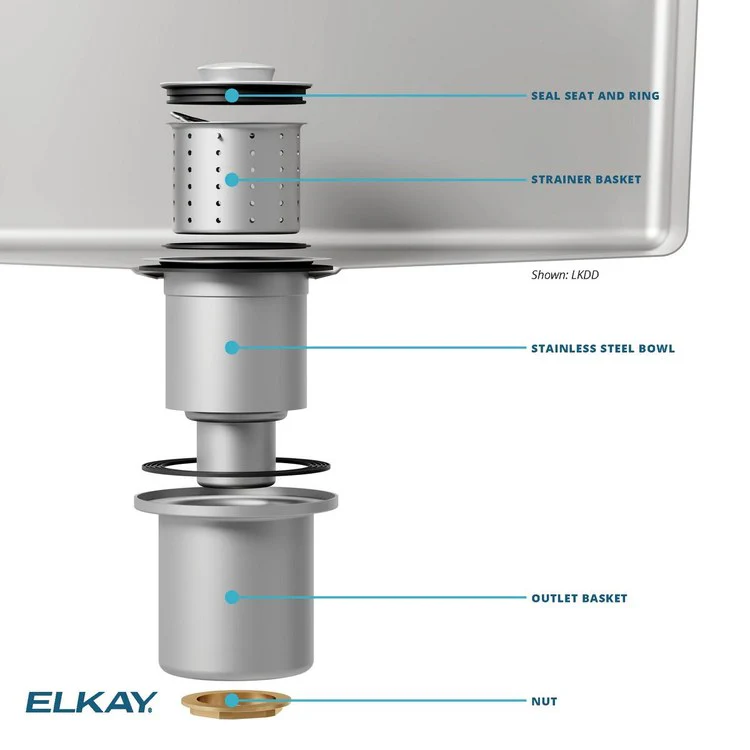 Drain Fitting Deep Strainer Basket 5 x 6 Inch Stainless Steel for 3-1/2IN Drain Opening with 4-1/2IN Flange 4-1/2 Inch - Frankwebs