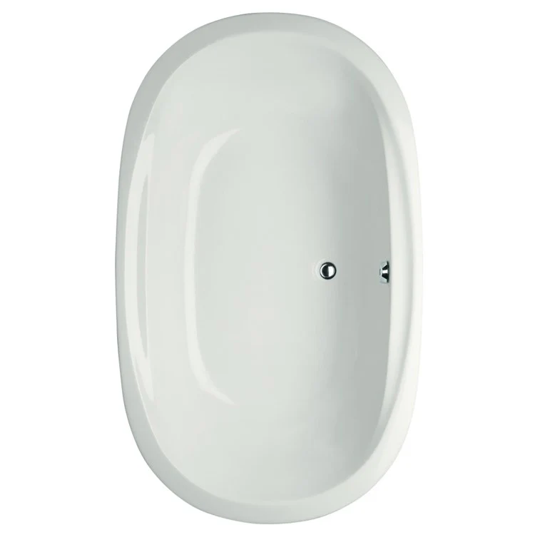 Air Tub Studio Collection Studio Dual Oval Drop-In Bone Oval 6 Jet Acrylic 65-1/2 x 43-3/4 x 18-1/2 Inch - Frankwebs