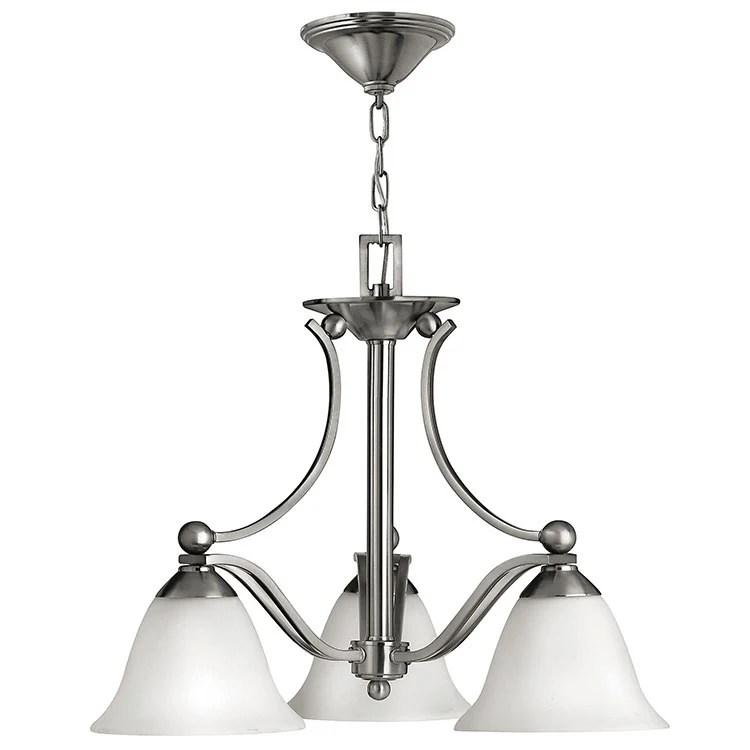 Bolla Three-Light Single-Tier Downlight Chandelier - Frankwebs