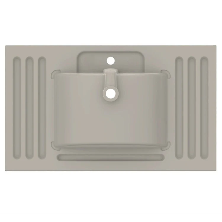 Vanity Top Ceramic Top 37 x 22 Inch White Ceramic 1 Hole 3 Centimeter - Frankwebs