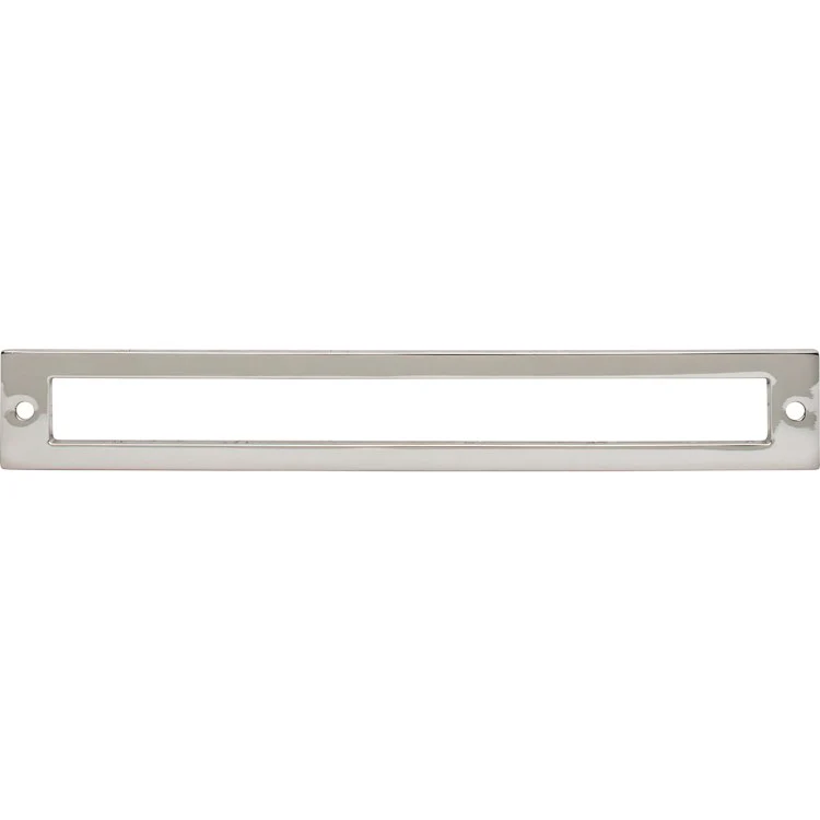 Pull Backplate Lynwood Hollin Rectangle Polished Nickel 7-9/16 Inch 2 Hole Zinc Alloy - Frankwebs