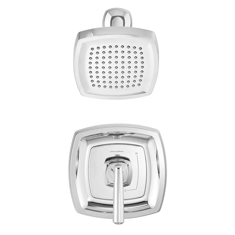 Edgemere Pressure Balance Shower Valve Trim with Cartridge and Water-Saving Shower Head - Frankwebs