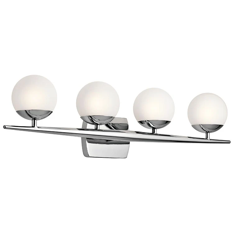 Jasper Four-Light Halogen Bathroom Vanity Fixture - Frankwebs