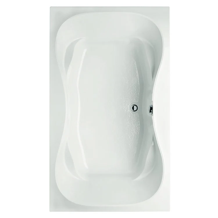 Soaking Tub Studio Collection Studio 72 x 42 Inch Drop-In Tub Only Side Center Bone Acrylic - Frankwebs