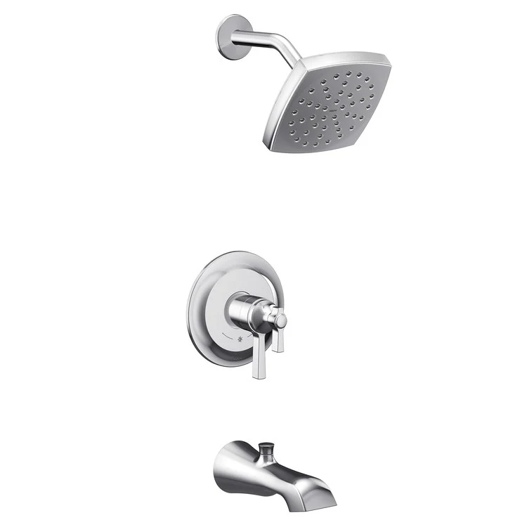 Tub and Shower Trim Flara M-Core 4-Series 2 Lever Chrome WaterSense ADA 1.75 GPM - Frankwebs