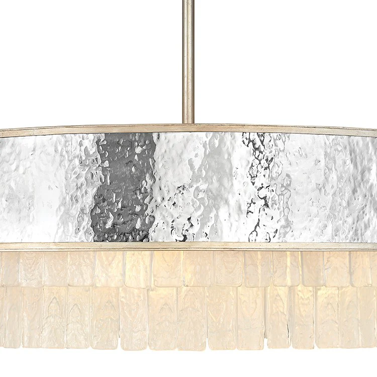 Reverie Eight-Light Large Drum Chandelier - Frankwebs