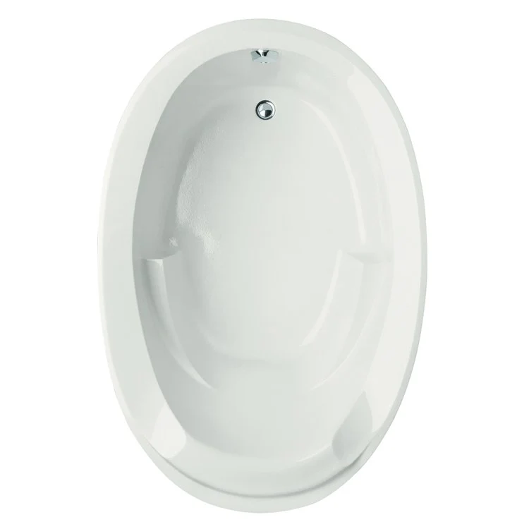 Air Tub Designer Collection Deanna Drop-In White Oval 6 Jet Acrylic 60 x 40 x 22 Inch - Frankwebs