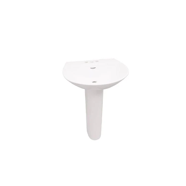 Pedestal White Reserva Vitreous China - Frankwebs
