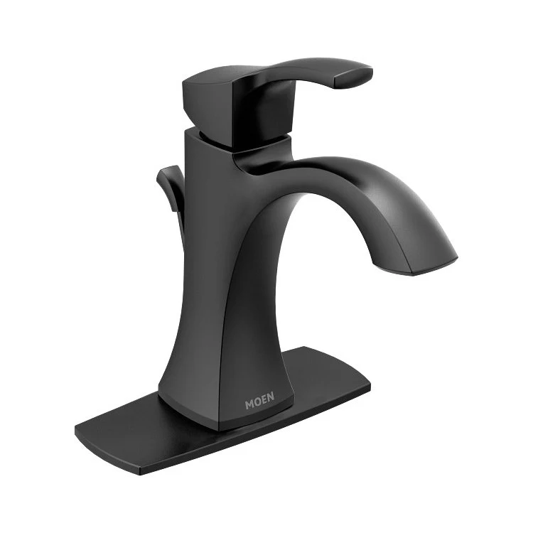 Lavatory Faucet Voss 1 Lever ADA WaterSense Matte Black 1.2 Gallons per Minute - Frankwebs