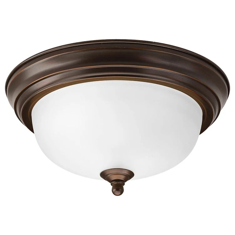 Melon Single-Light Flush Mount Ceiling Light with Etched Glass - Frankwebs