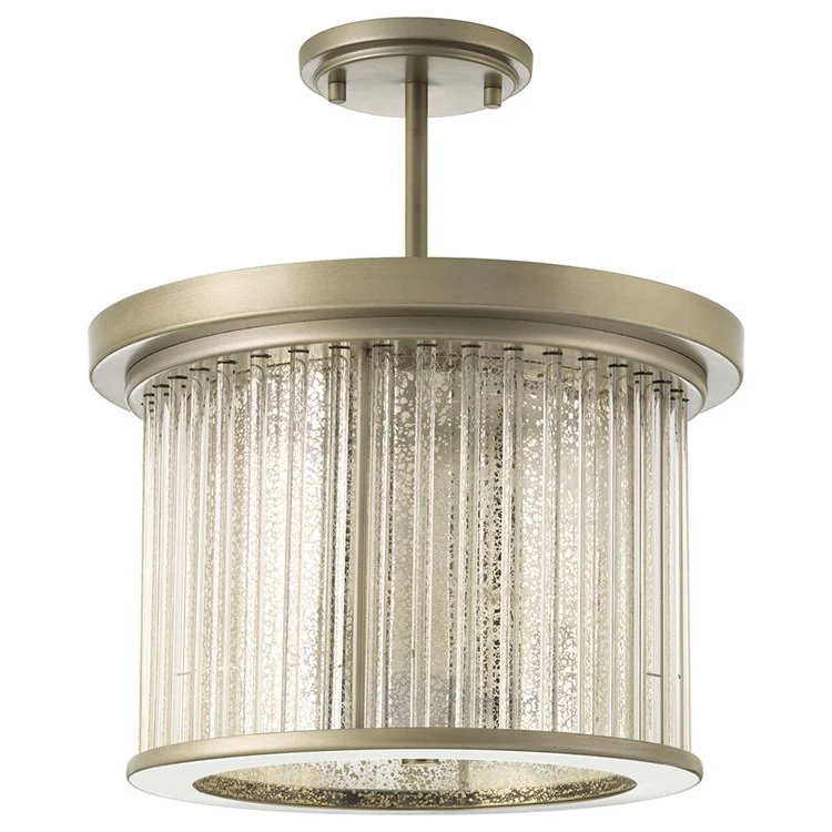 Sequit Point Three-Light Convertible Semi-Flush Mount Ceiling Fixture/Pendant by Jeffery Alan Marks - Frankwebs