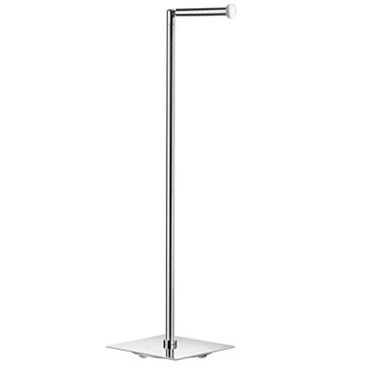 Toilet Paper Holder Outline Lite Spare Square Base Polished Stainless Steel 6-3/4 x 6-3/4 x 24-1/4 Inch Freestanding - Frankwebs