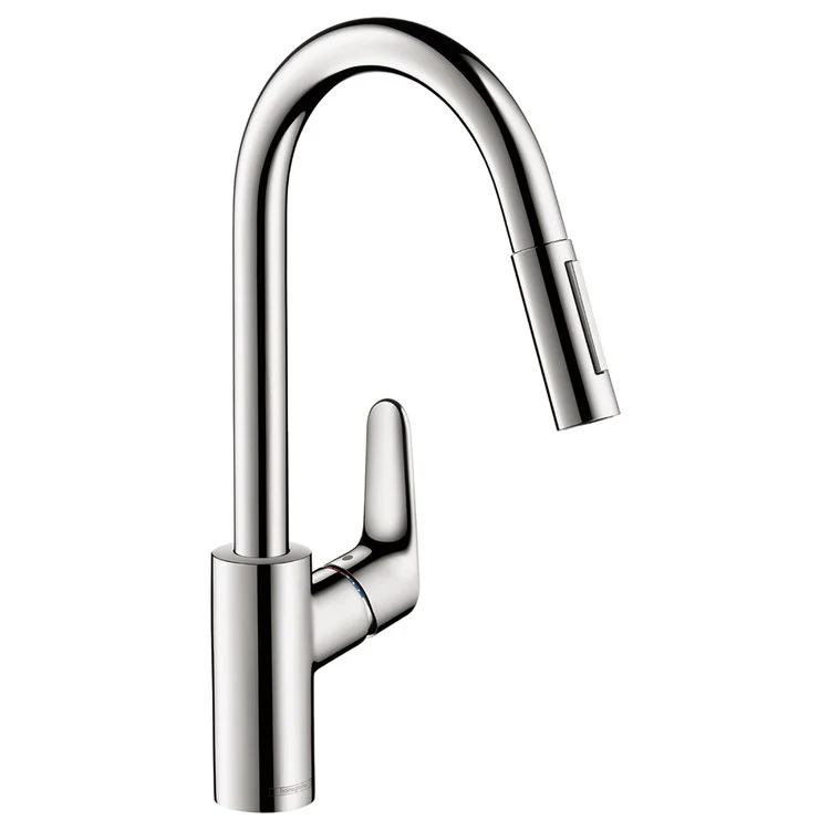 Kitchen Faucet Focus MagFit 1 Lever ADA Stainless Steel Optic Pull Down 2 Function 150 Degree Swivel 1.5 Gallons per Minute - Frankwebs