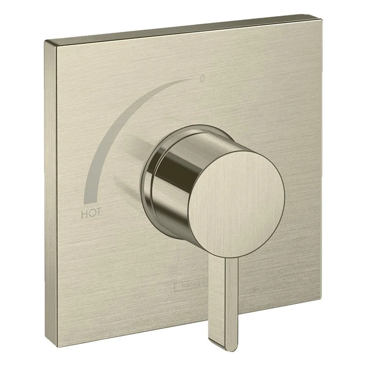 Pressure Balance Valve Trim Ecostat Square 1 Lever Matte Black ADA 5.5 Gallons per Minute - Frankwebs