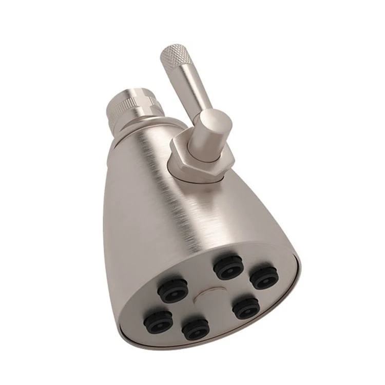 Showerhead Graceline 6 Function Polished Nickel 3 Inch 1.8 Gallons per Minute Jet Adjustable Round - Frankwebs