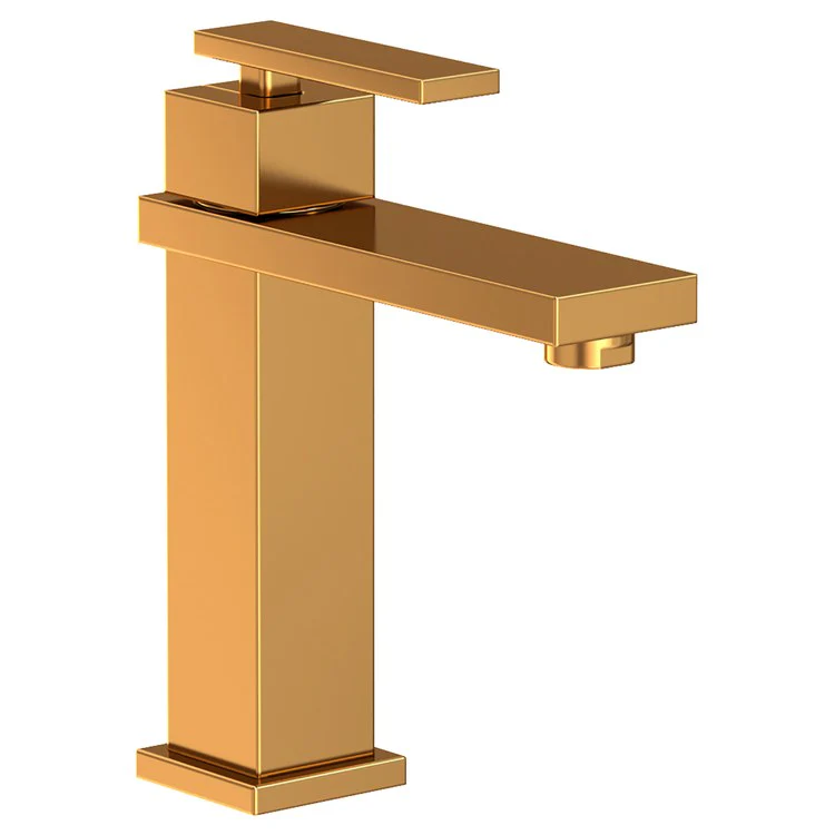 Lavatory Faucet Skylar 1 Lever ADA Satin Brass PVD 1.2 Gallons per Minute Brass Spout Height 5-1/7 Inch - Frankwebs