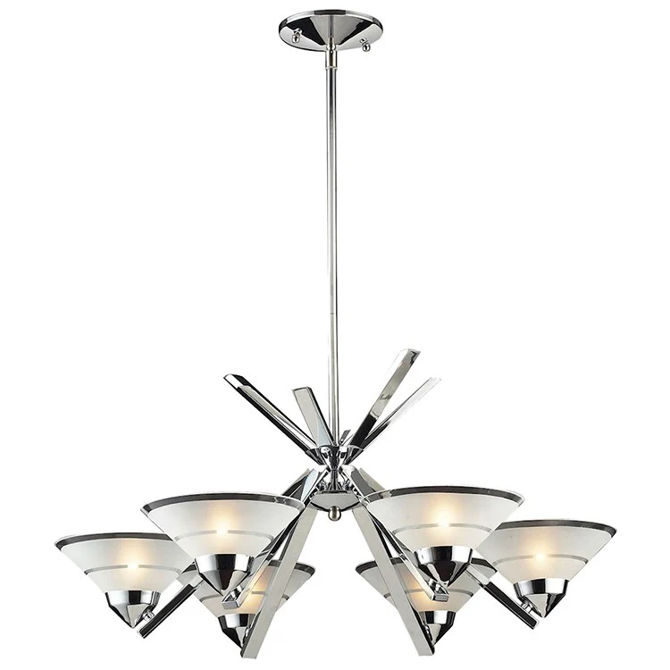 Refraction Six-Light Chandelier - Frankwebs