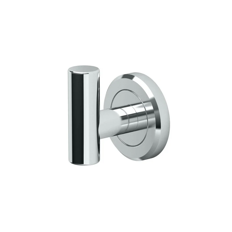 Robe Hook Latitude II Single Chrome 2-3/4 Inch 2-3/20 Inch Wall Mount Metal - Frankwebs