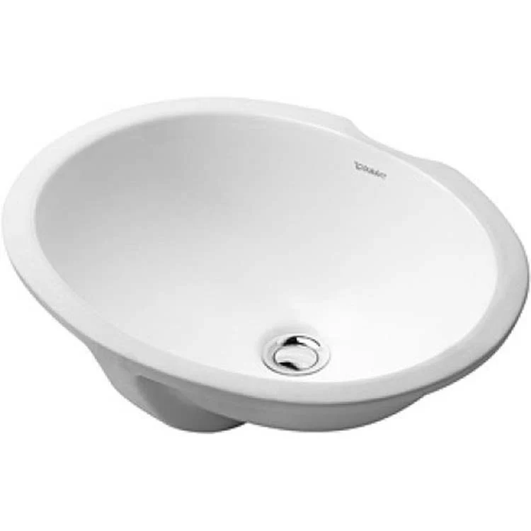 Lavatory Sink Dune Undermount with Overflow 16-3/4 x 13-1/2 Inch Round White - Frankwebs