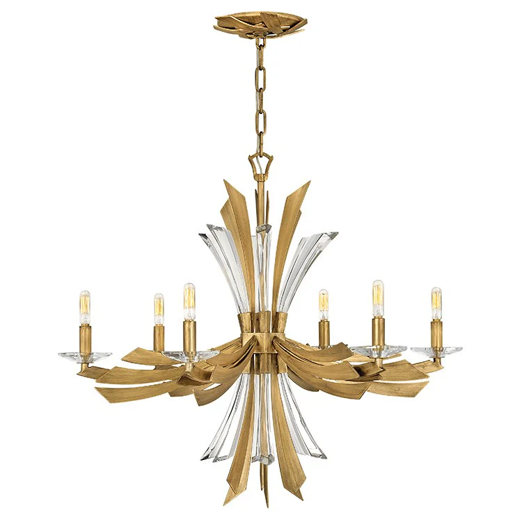Vida Six-Light Chandelier by Frederick Raymond - Frankwebs