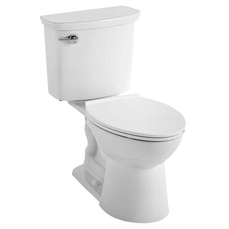 VorMax Two-Piece Chair-Height Elongated Toilet without Seat - White - Frankwebs