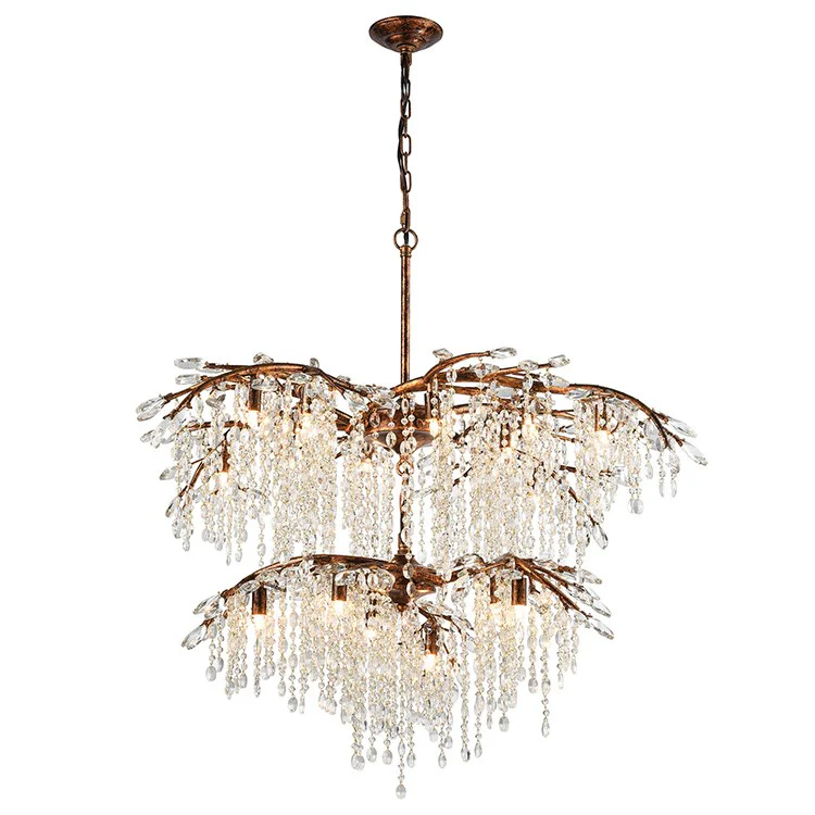 Elia Eighteen-Light Two-Tier Chandelier - Frankwebs
