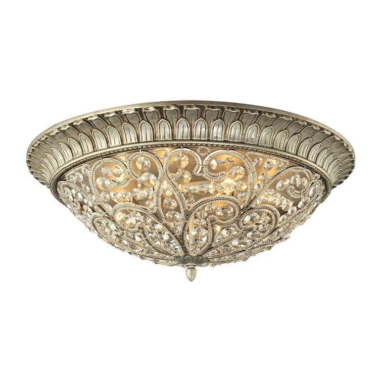Andalusia Eight-Light Flush Mount Ceiling Fixture - Frankwebs