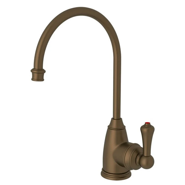 Hot Water Dispenser Georgian Era 1 Lever C-Spout Satin Nickel 6-1/2 Inch 0.5 Gallon per Minute - Frankwebs