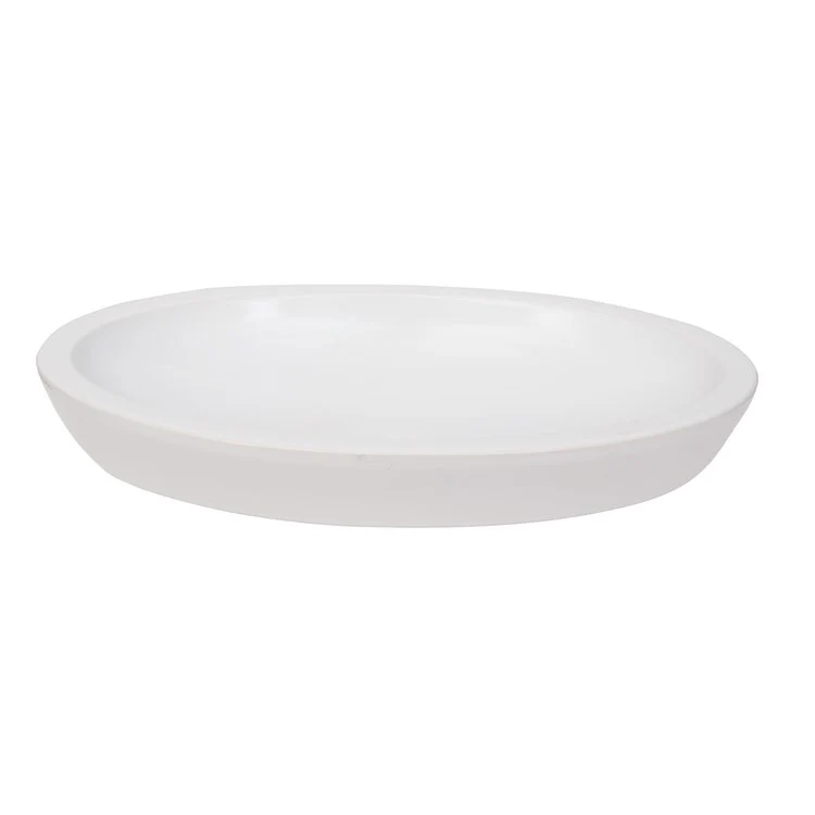 Vessel Resort Above Counter Oval 23 Inch White Vitreous China - Frankwebs