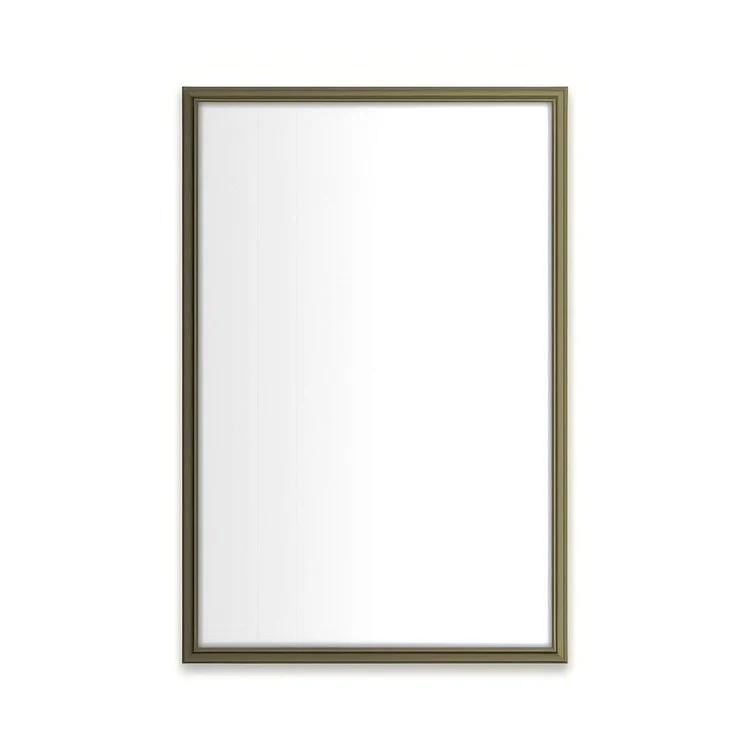 Medicine Cabinet Main Line 20 x 30 Inch 1 Doors Framed Mirror Vintage Brass Flat Top Rosemont Frame Slow Close Hinges Sliding Magnification Mirror Magnetic Strip Interior Lighting USB Charging ports Electrical Outlets Phone Holder 4 Inch - Frankwebs