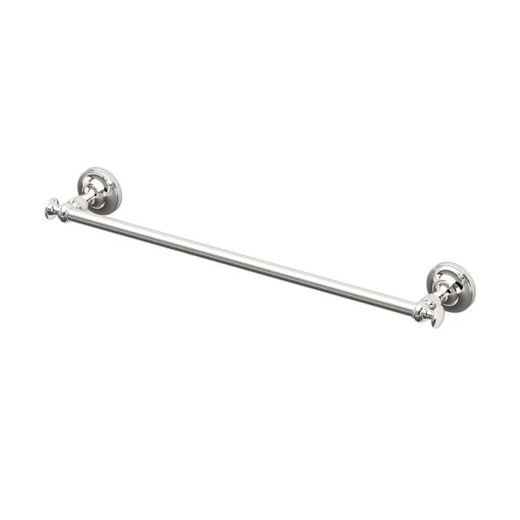 Towel Bar Tavern 18 Inch Satin Nickel Wall Mount Metal - Frankwebs