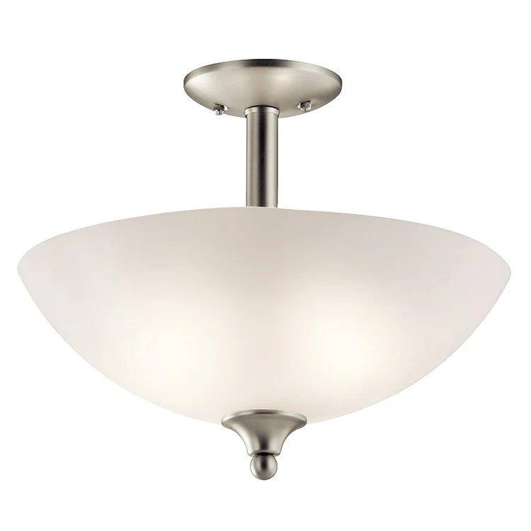 Jolie Two-Light Pendant/Semi-Flush Mount Ceiling Fixture - Frankwebs
