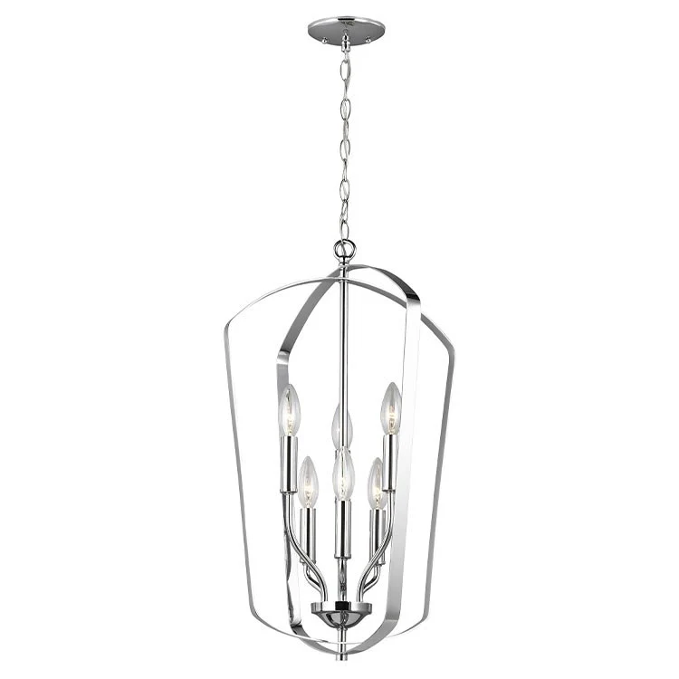 Romee Six-Light Large Foyer Pendant - Frankwebs