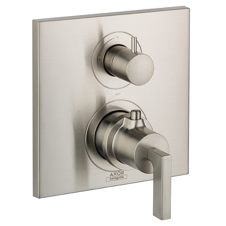 AXOR Citterio Thermostatic Valve Trim with Volume Control/Lever Handle - Frankwebs