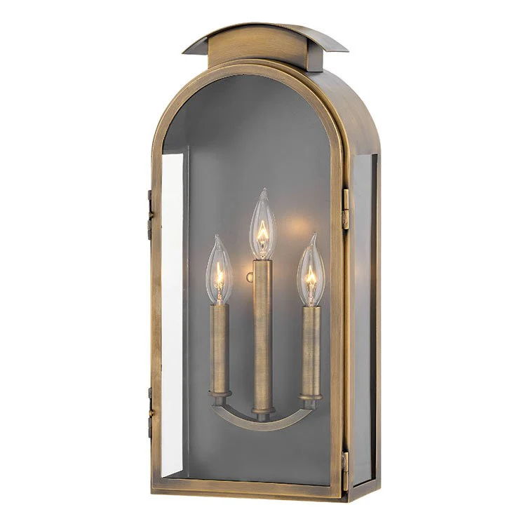 Rowley Three-Light Large Wall-Mount Lantern - Frankwebs