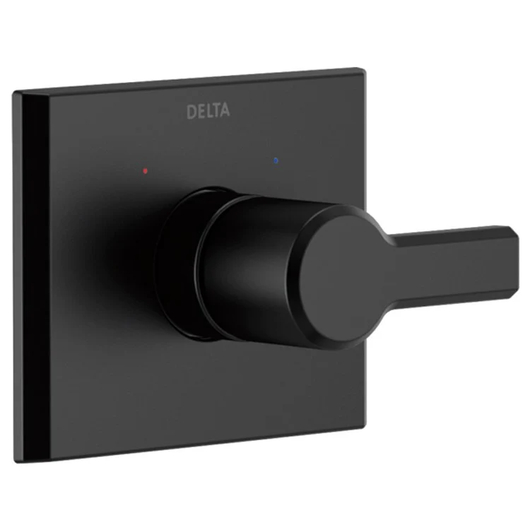 Valve Trim Pivotal Monitor 14 1 Lever Matte Black ADA for MultiChoice Universal Rough-In Valve - Frankwebs