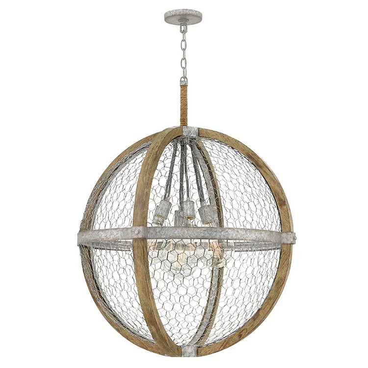 Heywood Seven-Light Single-Tier Globe Chandelier - Frankwebs